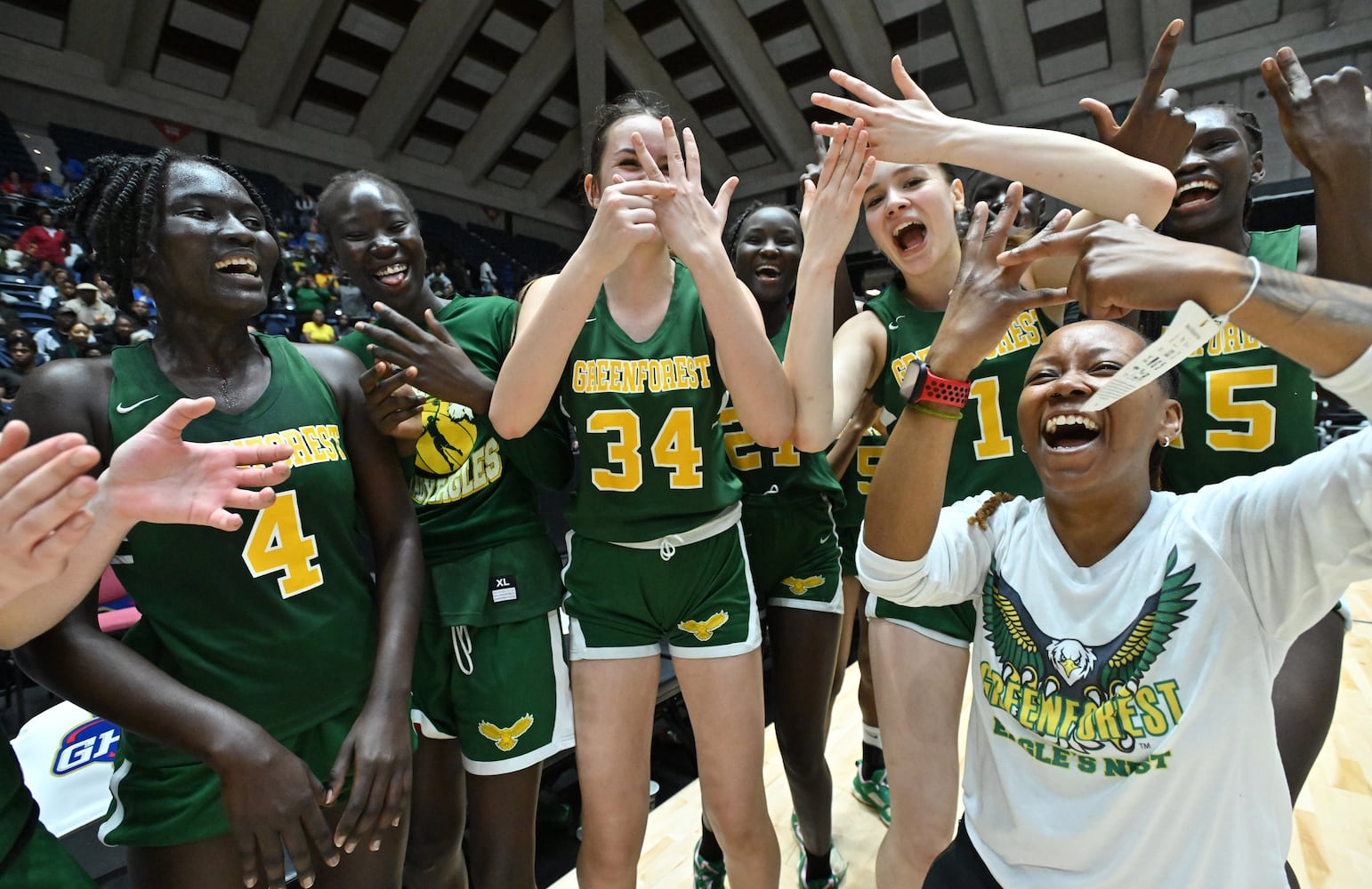 Class A Division II girls: Montgomery County vs. Greenforest Christian