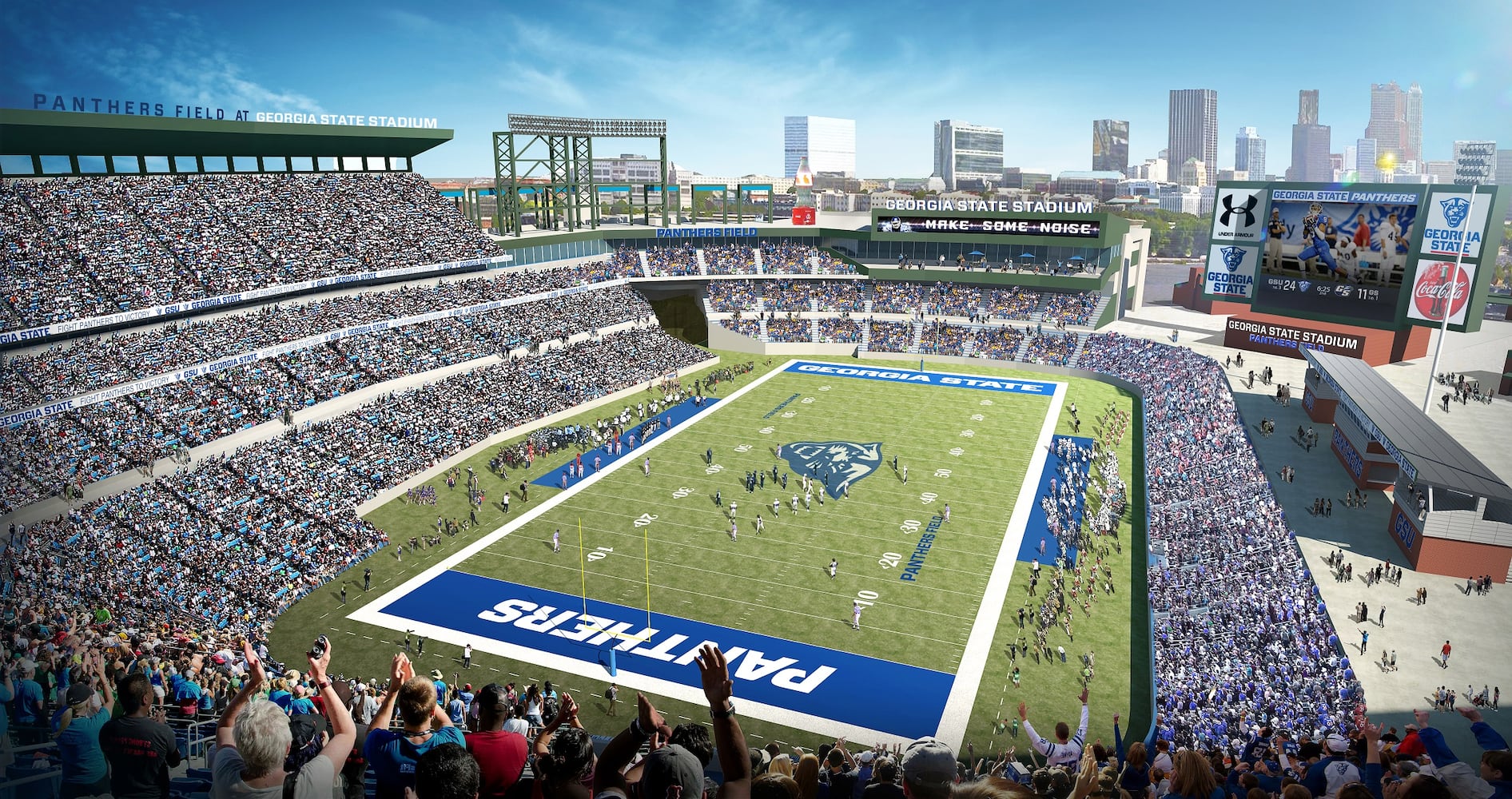 Georgia State reveals date of first game in new stadium