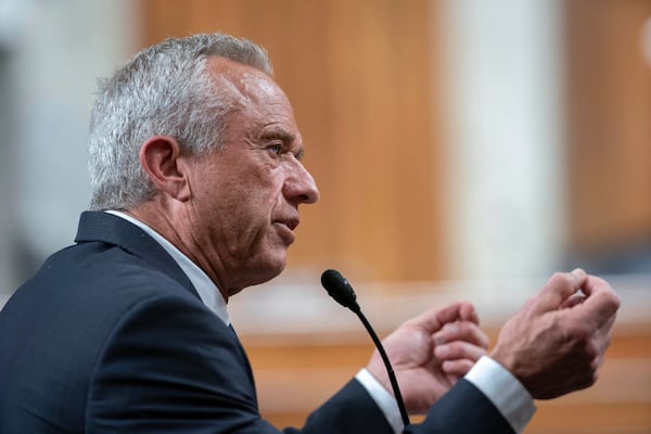 Robert F. Kennedy Jr. during his confirmation hearing Wednesday. 