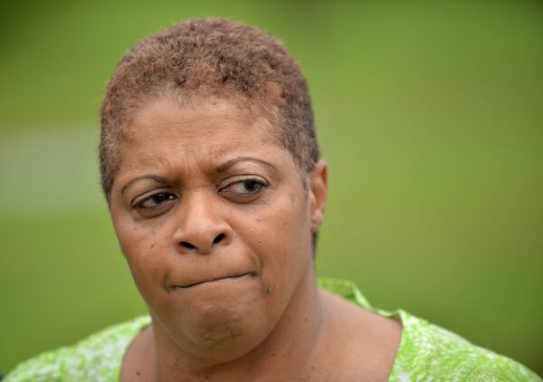 Freda Waiters, the mother of Ariston Waiters, has doggedly pursued justice for her son since he was shot and killed by a Union City police officer in 2011. BRANT SANDERLIN / BSANDERLIN@AJC.COM