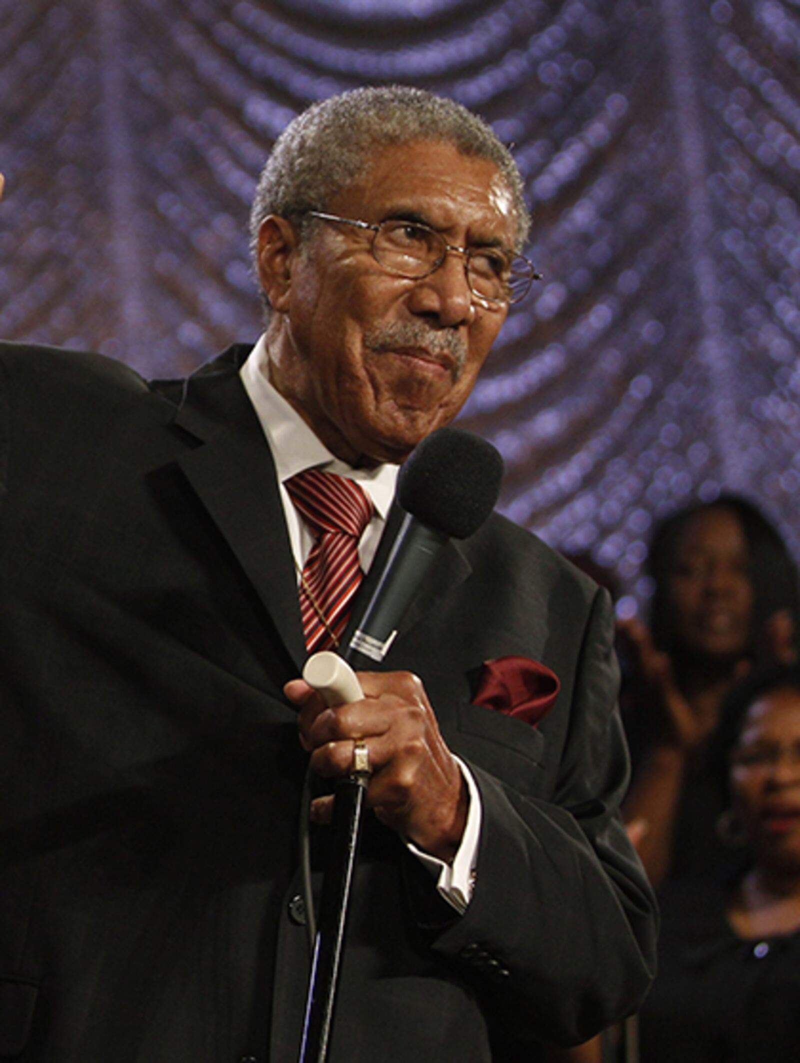 The Rev. Clay Evans at the Fellowship Missionary Baptist Church in Chicago in 2010.