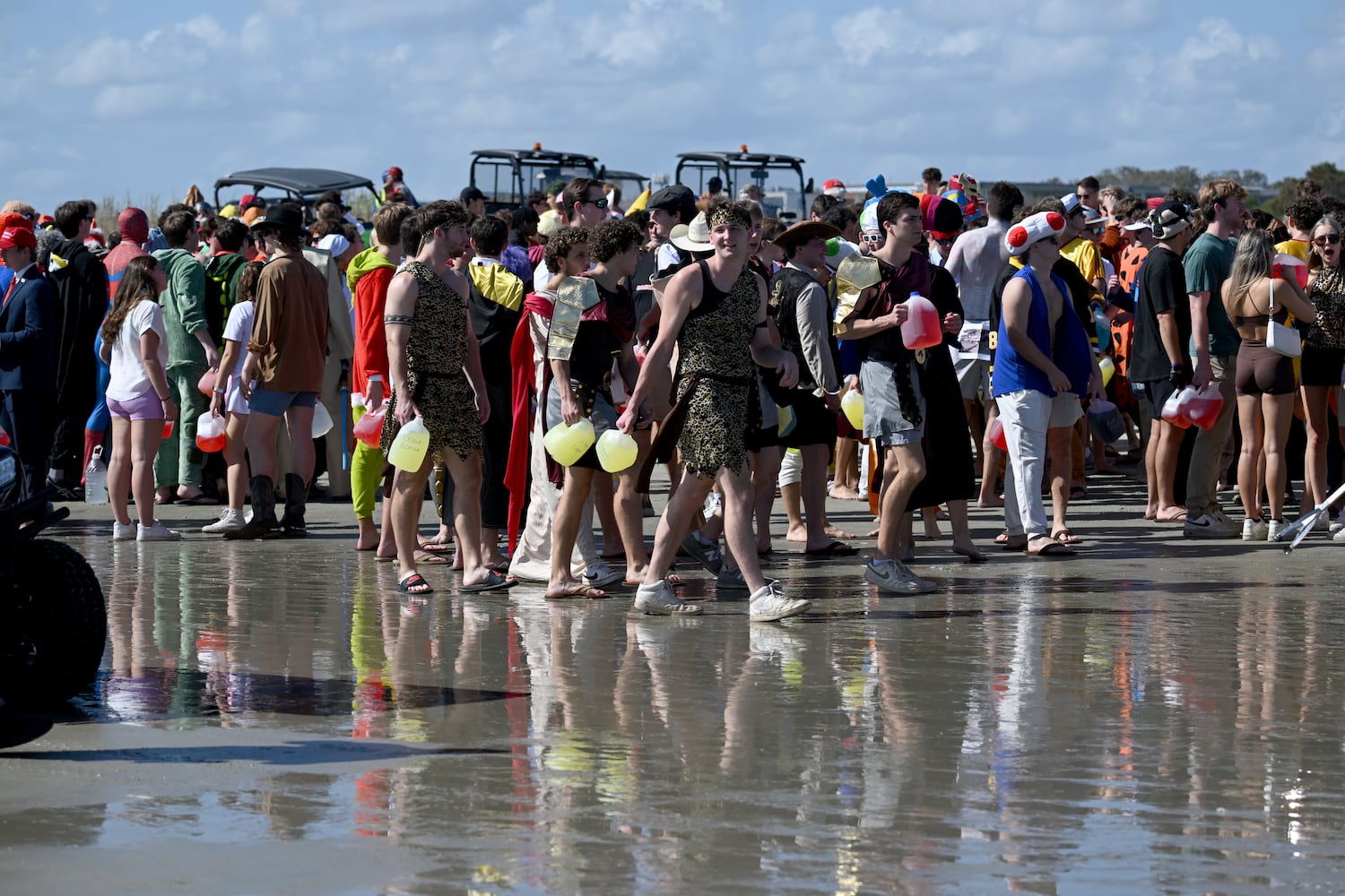 Frat Beach ahead of Georgia Florida game