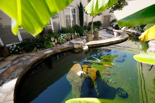 At the Willowbrooke clinic in Villa Rica, patients have various areas where they can find different ways to relax, such as an outdoor area with a fountain. (Miguel Martinez / miguel.martinezjimenez@ajc.com)