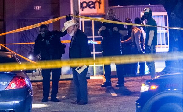 An argument at a popular downtown restaurant and hookah lounge on March 22 escalated to gunfire, leaving one dead.  (John Spink / John.Spink@ajc.com)

