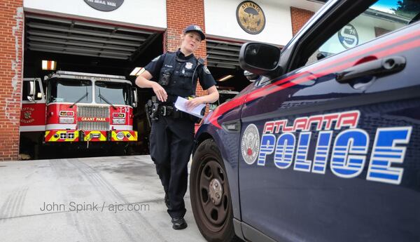 The shooting happened after the people broke into two firefighters’ personal vehicles at Atlanta Fire Rescue station No. 10 in the 400 block of Boulevard, police spokesman Carlos Campos said. No one was injured. JOHN SPINK / JSPINK@AJC.COM