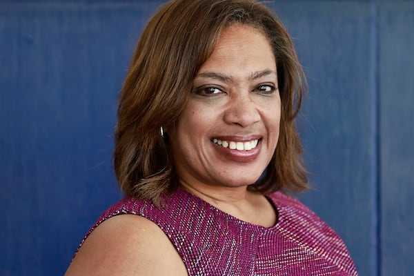 DeKalb Schools interim Superintendent Vasanne Tinsley poses for a portrait at Wadsworth Magnet School on Wednesday, Aug. 3, 2022. She'll hold the job until the end of June 2023. (Natrice Miller/natrice.miller@ajc.com)