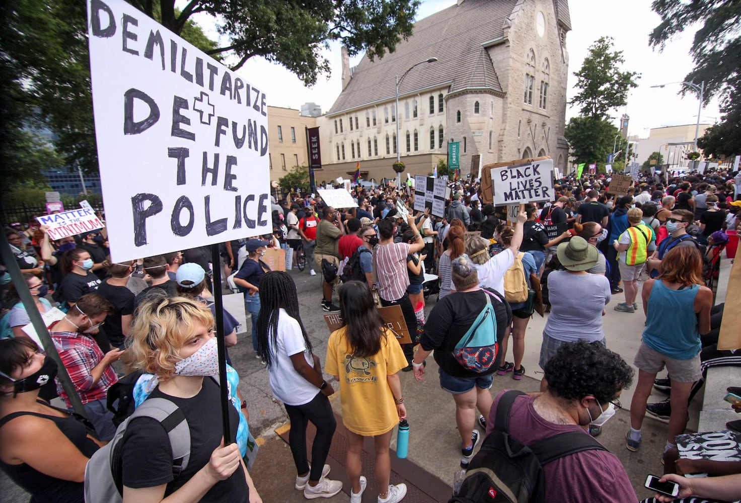 PHOTOS: Thousands march at Georgia Capitol as lawmakers return