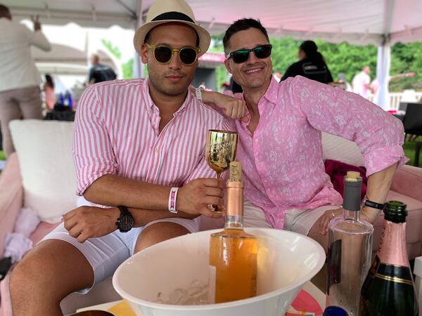 Attendees enjoy day in the park with wine at Celebrez en Rose in Atlanta in 2019. Courtesy of The Spears Group