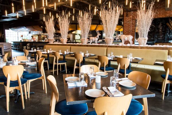 This is the main dining area of One Midtown Kitchen, where the space is inviting. CONTRIBUTED BY MIA YAKEL