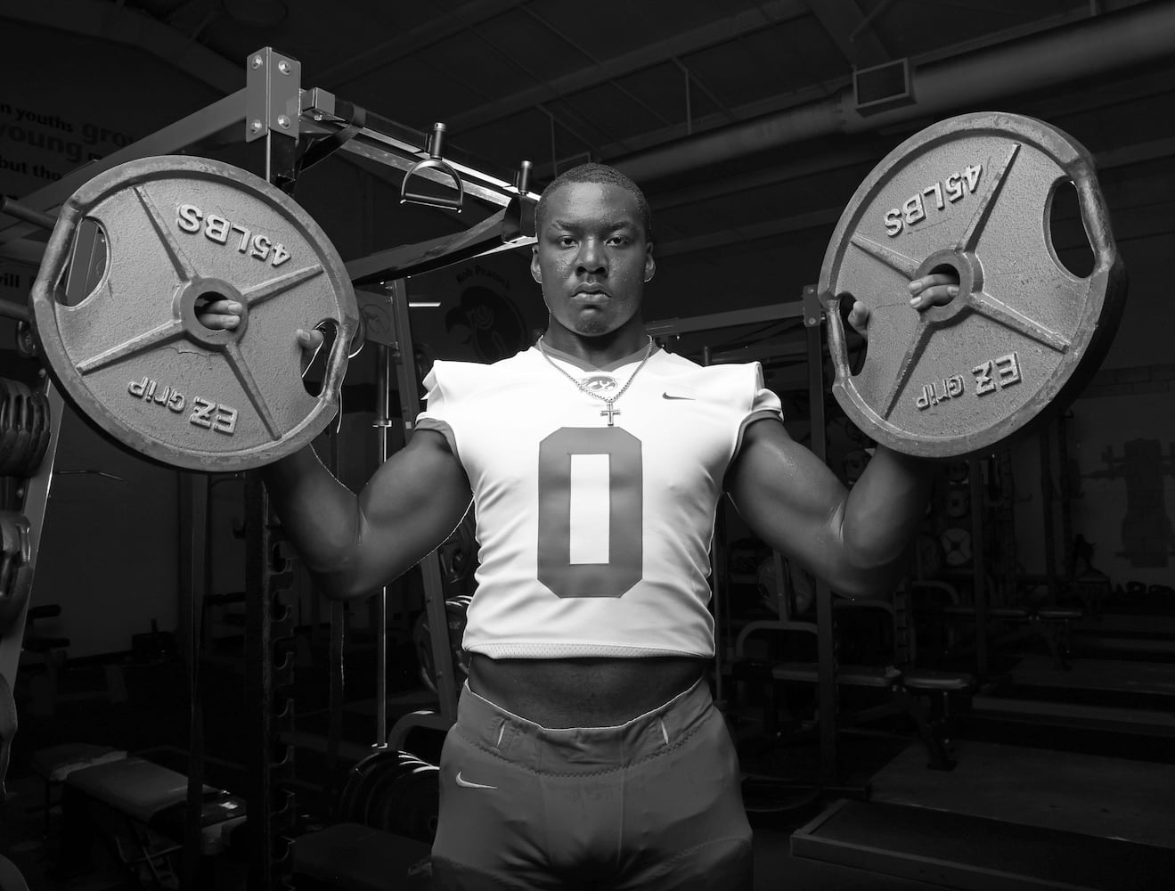 Hardaway defensive lineman Mykel Williams had 17 sacks and 19 other tackles for losses in 2020  He is committed to Southern Cal. He is among the AJC Super 11 selections -  the 11 best high school football players in Georgia - in 2021.. (Tyson Alan Horne / Tyson.Horne@ajc.com)