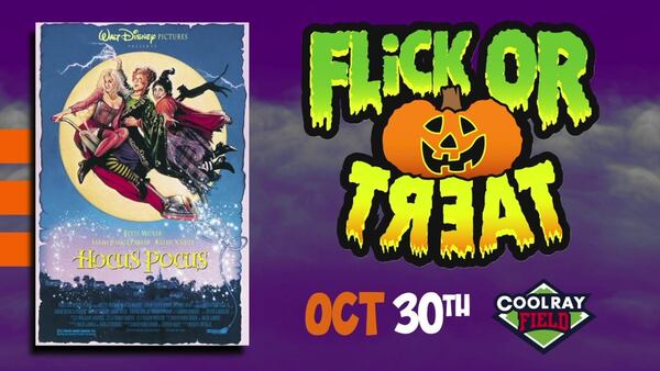 Coolray Field in Lawrenceville hosts trick or treating as well as the movie “Hocus Pocus” this Saturday.