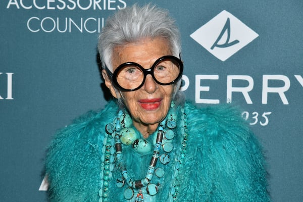 FILE - Iris Apfel appears the 22nd annual ACE Awards in New York on June 11, 2018. (Photo by Charles Sykes/Invision/AP, File)