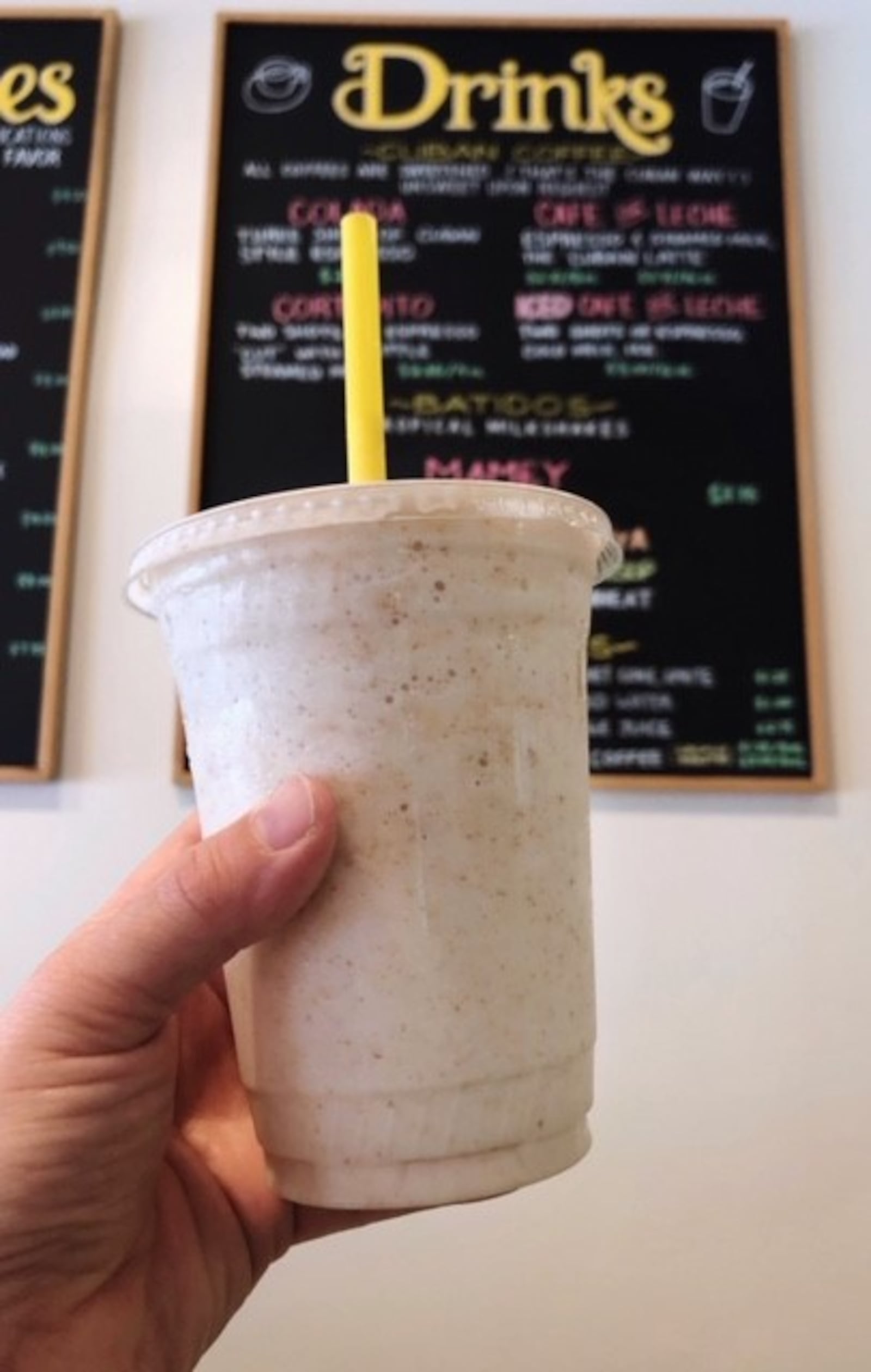 Buena Gente Cuban Bakery offers a tropical milkshake known as a batido de trigo. Courtesy of Buena Gente Cuban Bakery