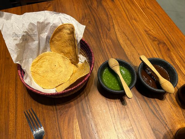 Dinner in Mexico City with the AJC's Lauren Williams.