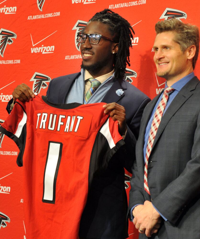 Trufant is the 20th Washington Husky to be taken in the first round. The cornerback was drafted April 26, 2013.