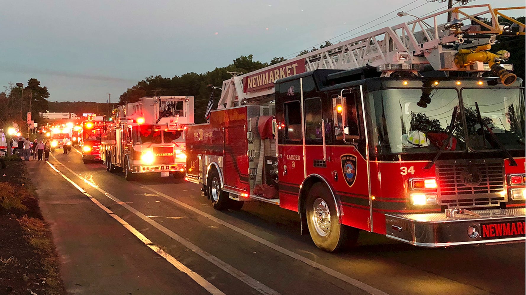 Photos: Fires and explosions destroy homes near Boston