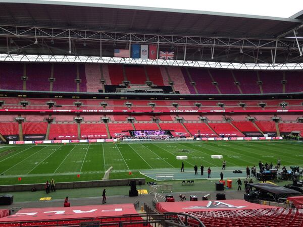 The rebuilt Wembley is beautiful, I must say. (M. Bradley)