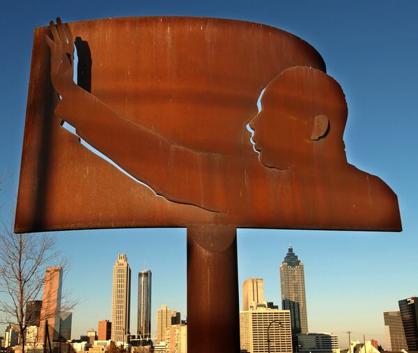 "Homage to King," by Barcelona artist Xavier Medina-Campeny. (William Berry / AJC file)