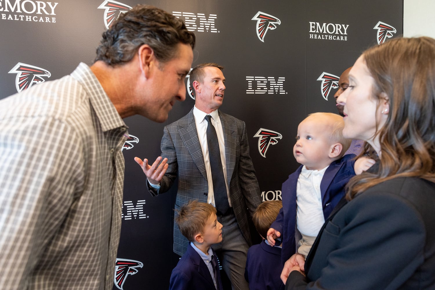 Matt Ryan retirement press conference photo
