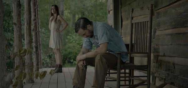 Lydia Wilson and Nick Blood star as a mysterious backwoods couple in the locally filmed drama “Still.” CONTRIBUTED BY ATLANTA FILM FESTIVAL