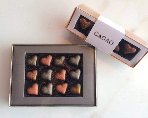 Delectable chocolates from Cacao Atlanta Chocolate Co. might make your valentine happy. CONTRIBUTED 