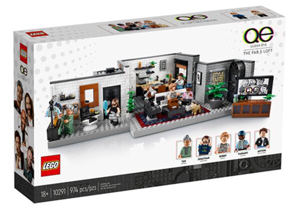 LEGO has introduced a cute new play set featuring characters from the popular Netflix show “Queer Eye.”
“Queer Eye – The Fab 5 Loft” will sell for $99.99 on the LEGO website beginning Oct. 1, according to the toy maker.