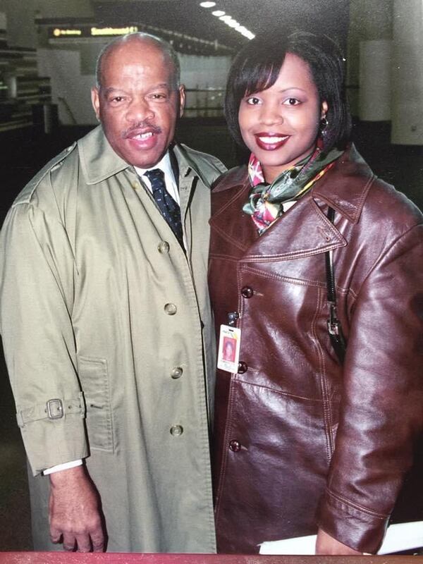 Kimberly Willis Green and John Lewis