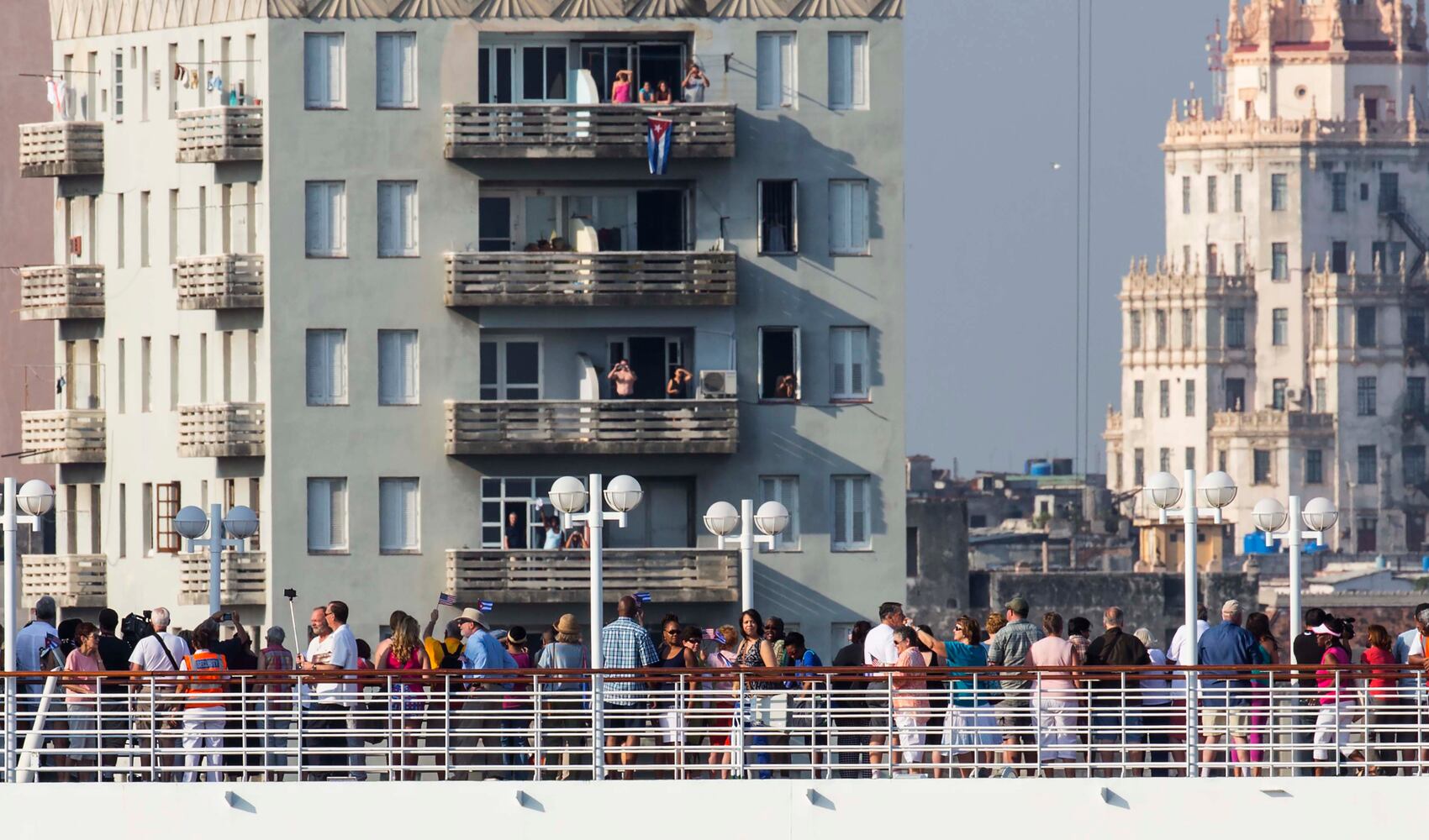 First U.S. cruise in decades arrives in Cuba