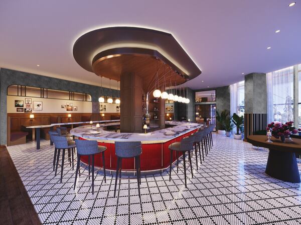 This is an artist's rendering of the Dirty Rascal, to be located at the Thompson Buckhead. Courtesy of Thompson Buckhead