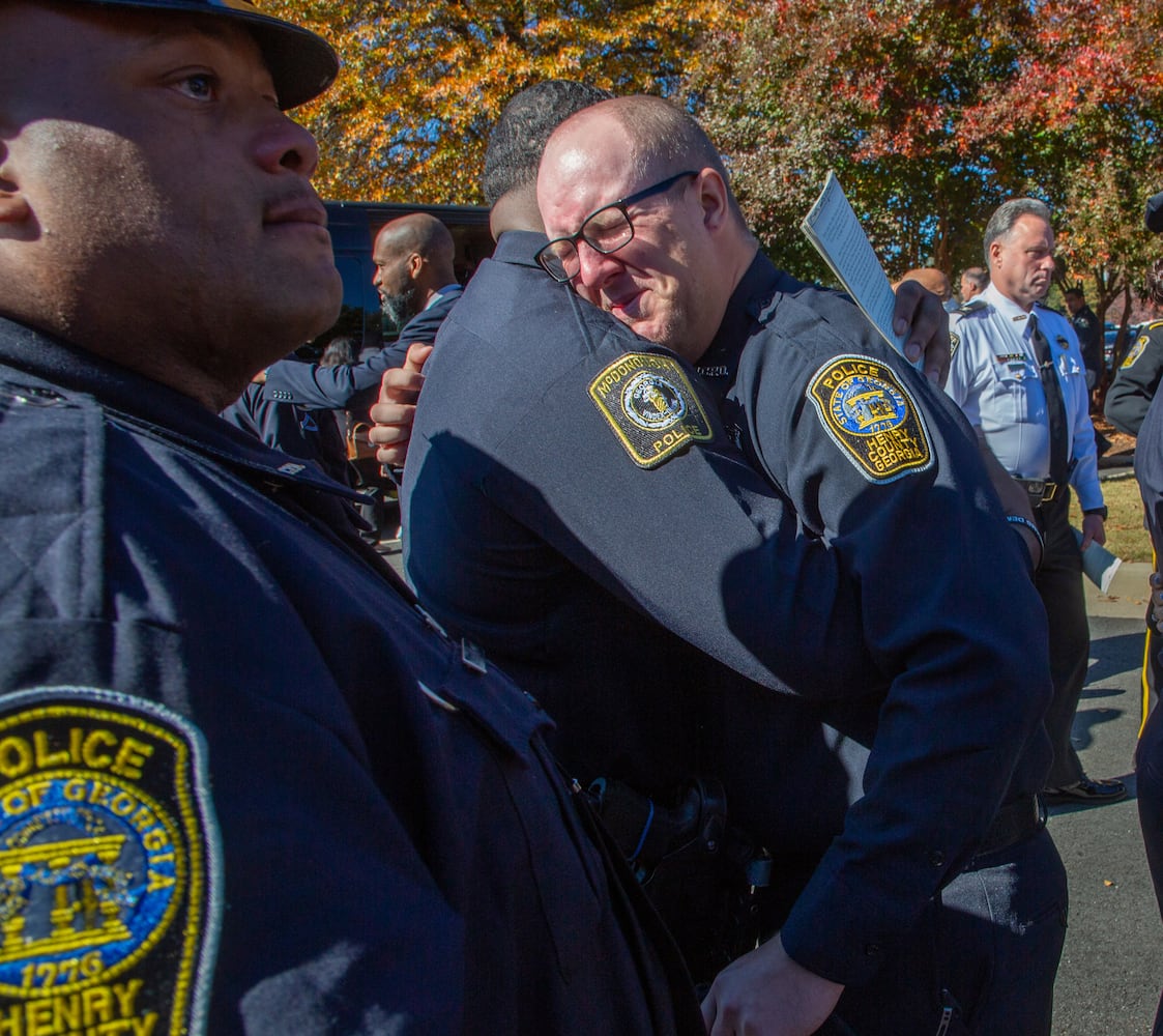 funeral service for Officer Paramhans Desai