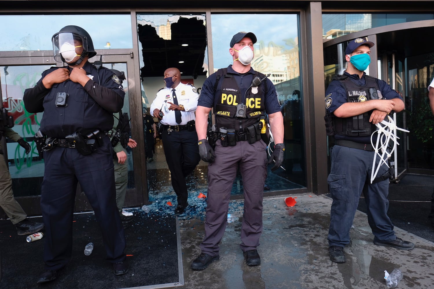 PHOTOS: Atlanta Protests -- the police