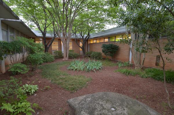 The Cary Reynolds Elementary School in Doraville is one of architect John Portman's earliest projects. The school is still in use, but needs significance maintenance. CONTRIBUTED: Georgia Trust for Historic Preservation