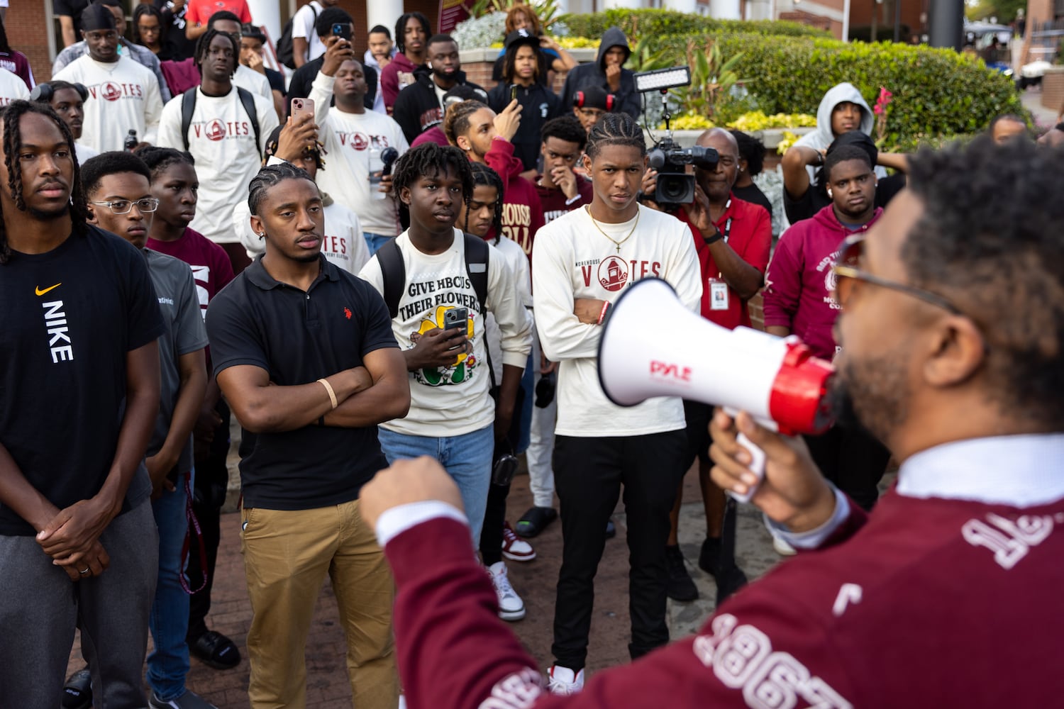 morehouse march to polls
