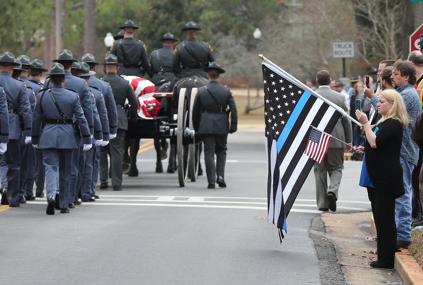 Funeral for campus police officer Jody Smith