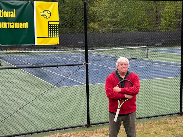 Wayne Miller, facility manager Harrison Tennis Center.