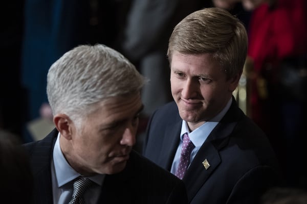 Georgia operative Nick Ayers, right, won’t take the job as Donald Trump’s top operative. (Jabin Botsford via Getty Images)