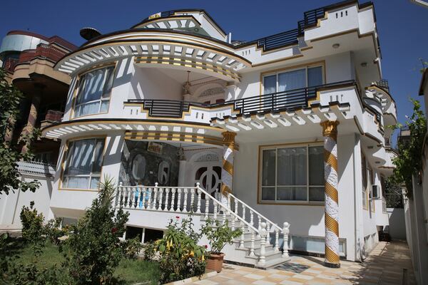 A general view of a luxury house is seen in the city of Kabul, Afghanistan, Sept. 22, 2024. (AP Photo/Siddiqullah Alizai)