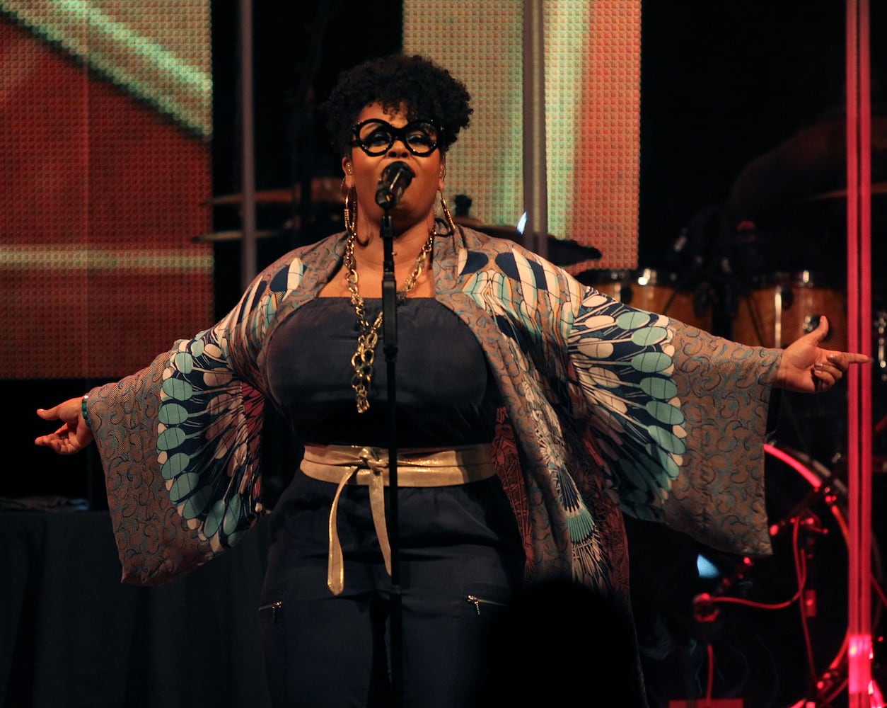 Jill Scott performs at Chastain Park Amphitheatre