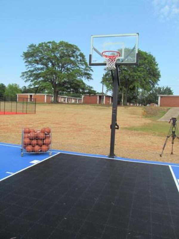 The new Combaq Court includes a multi-purpose basketball court, a turf field, and a pickleball court. (Photo Courtesy of Anthony Rhoads)