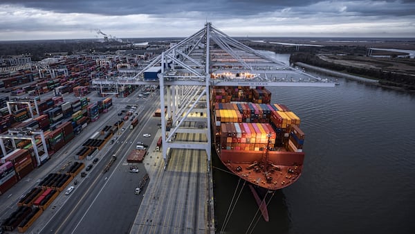 Georgia Ports Authority's terminals comprise the third-largest port complex in the nation. (Stephen B. Morton/Georgia Port Authority via AP)