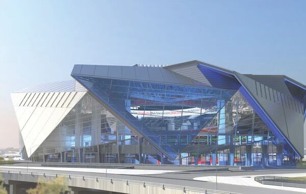 Latest rendering shows the Atlanta Falcons' new stadium from the East.