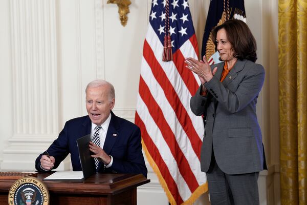 President Joe Biden will host a reception today celebrating the accomplishments of women. Vice President Kamala Harris will also attend.
