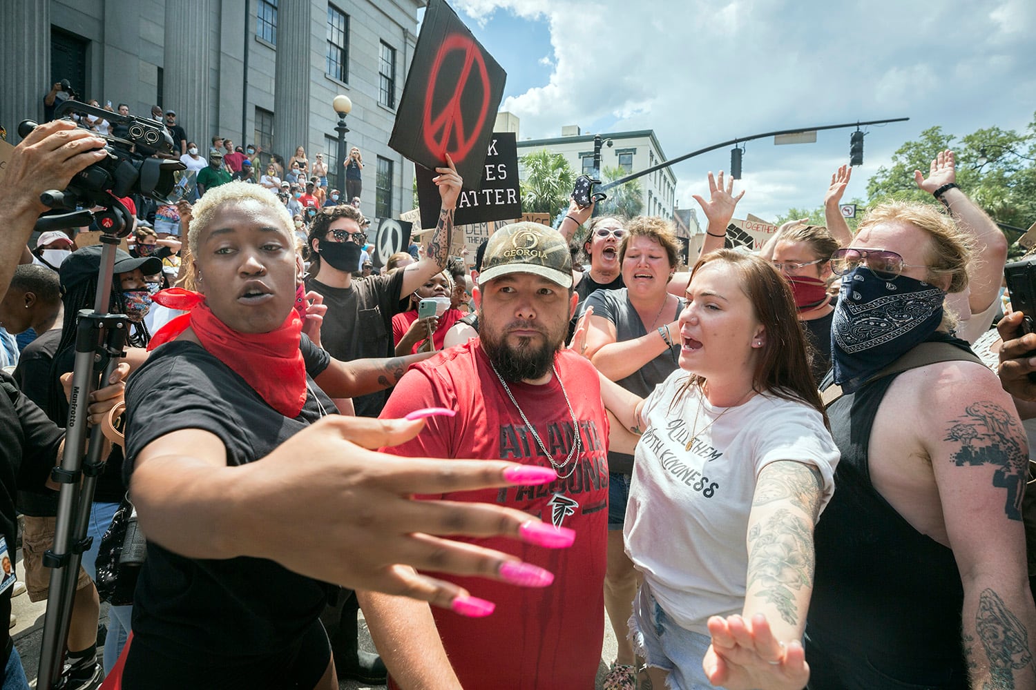 Photos: Protesters peacefully march in Savannah