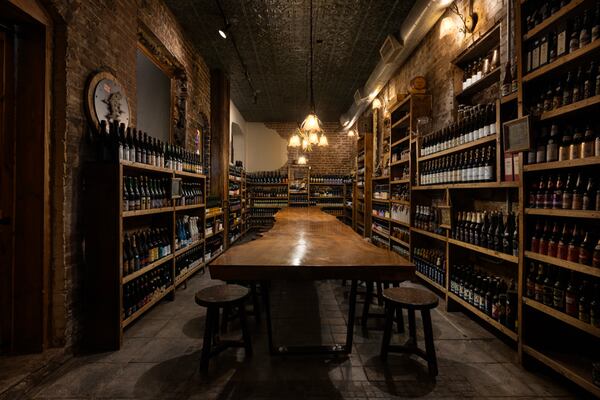 The beer cellar inside Porter Beer Bar in Atlanta's Little Five Points neighborhood hosts special events and vintage beer nights. / Courtesy of Porter Beer Bar