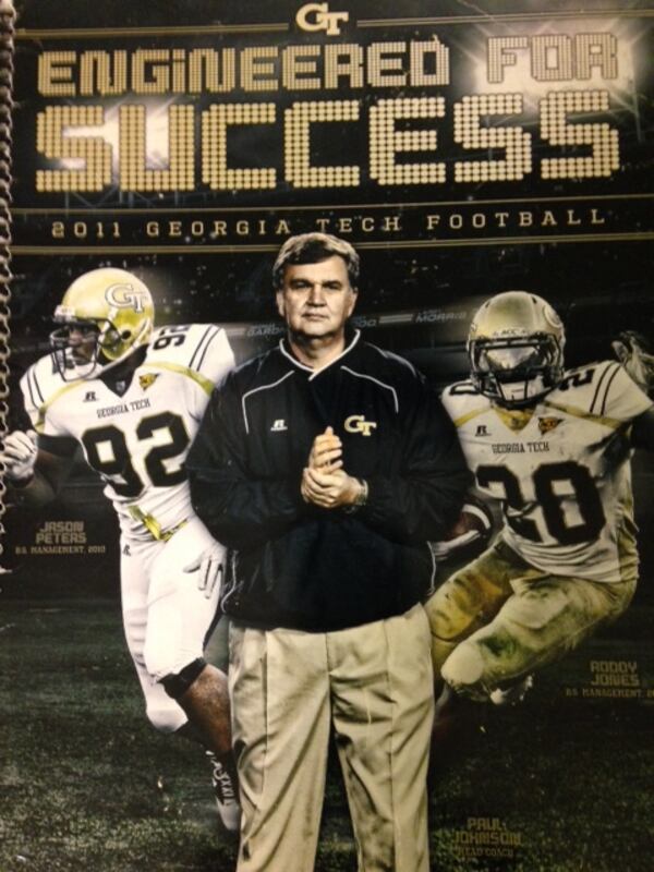 The cover of Georgia Tech's 2011 media guide.