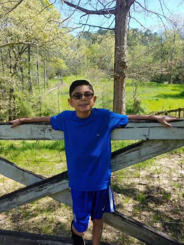 Ely Facio, 12, seventh-grader at Edwards Middle School in Conyers 