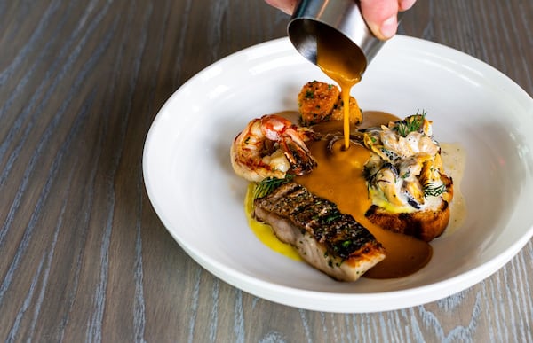 Aix, where this bouillabaisse is served, opened on the Westside this year. CONTRIBUTED BY HENRI HOLLIS