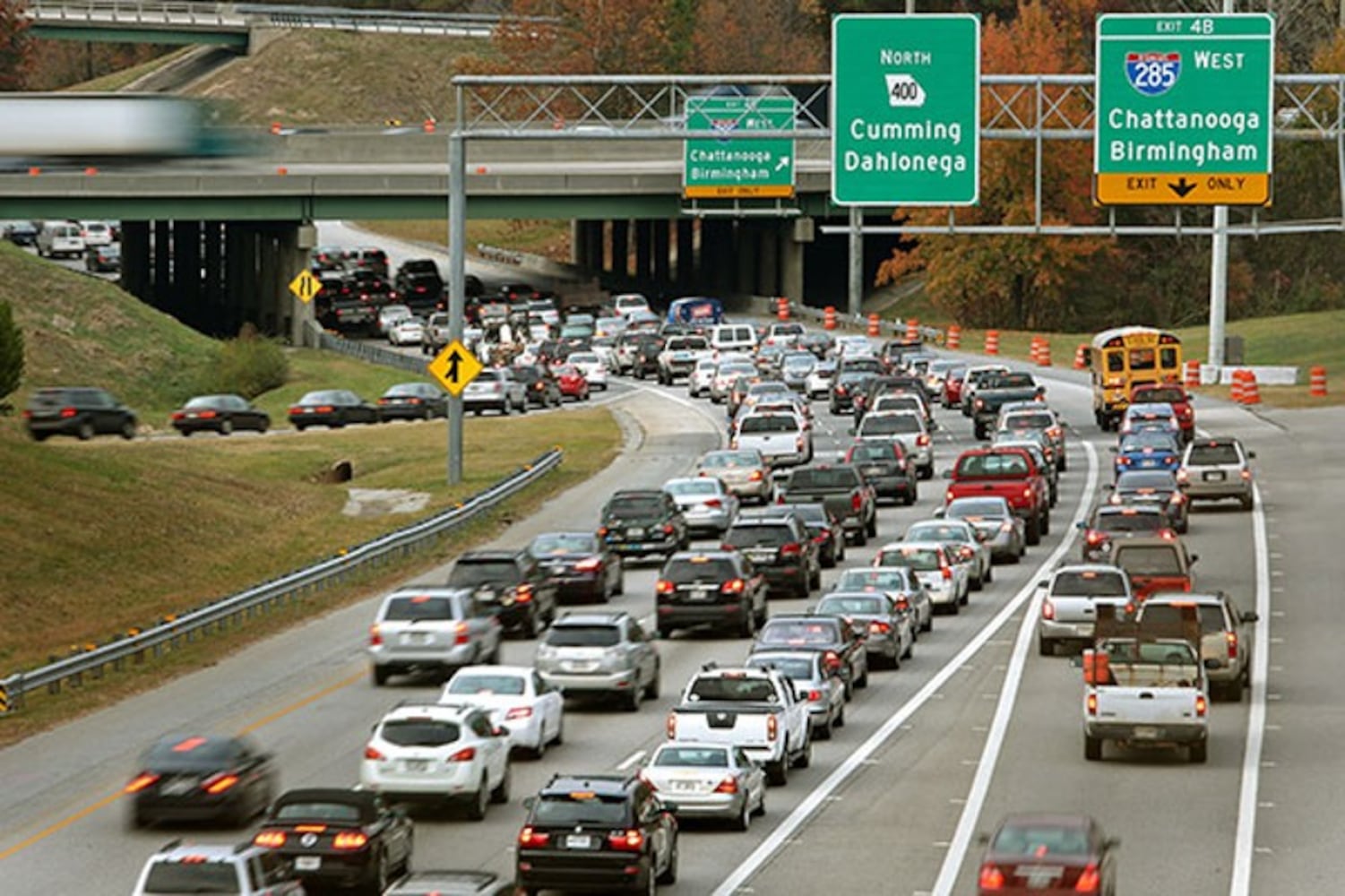 Ga. 400 lane closures set near Sandy Springs