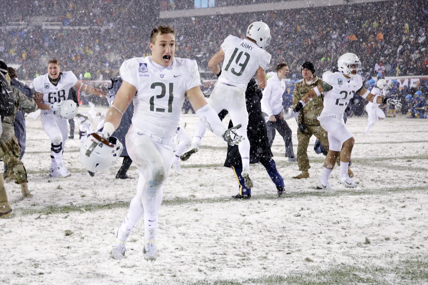 Photos: Army edges Navy in the snow