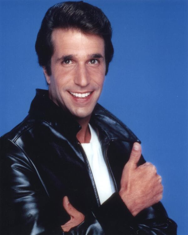 Henry Winkler as the Fonz from 1974 to 1984. PARAMOUNT